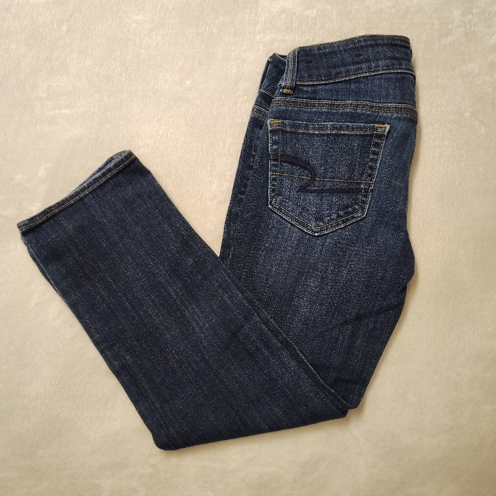American Eagle Straight Stretch Dark Wash SZ00